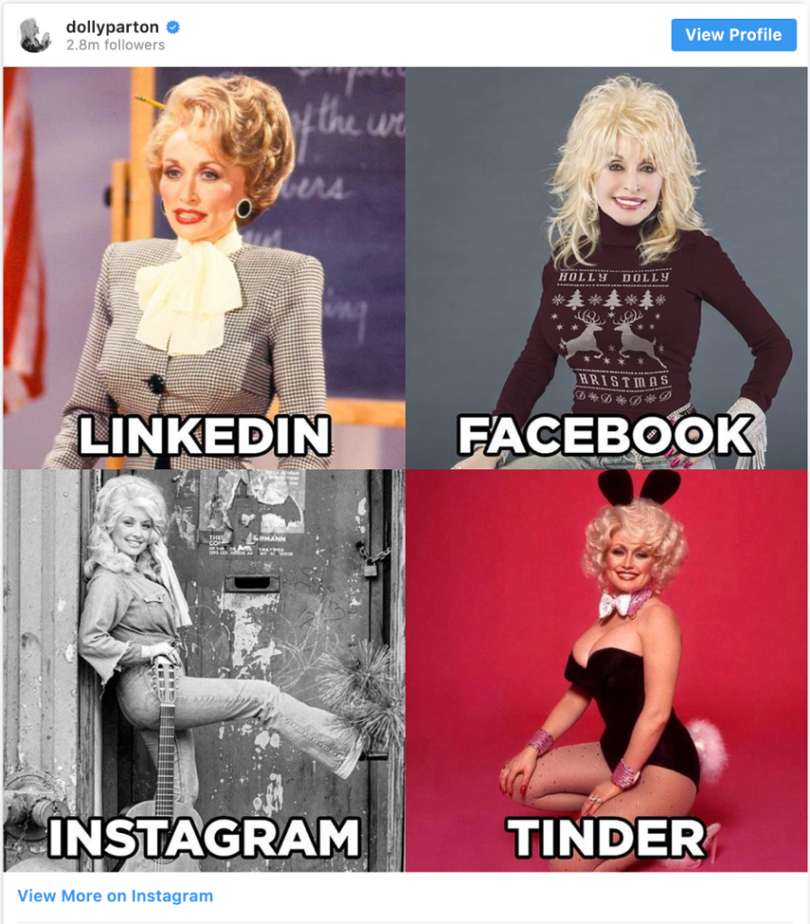 közösségi média használata és hatása a Dolly Parton challange-en keresztül
